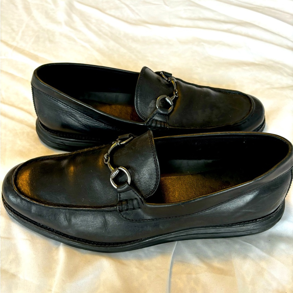 Cole Haan Grand OS Bit Loafer Black Size 10
